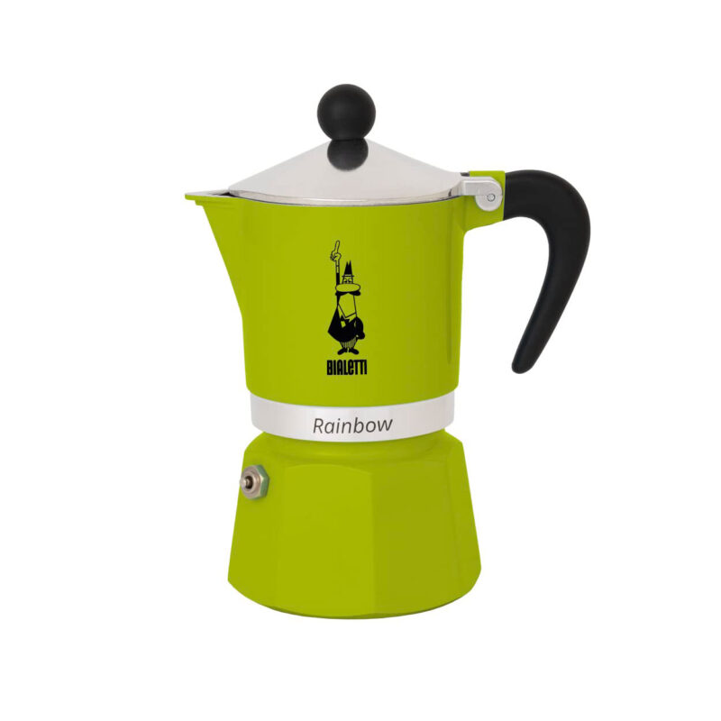 Μπρίκι Espresso Bialetti 4973 Rainbow 6cups Πράσινο