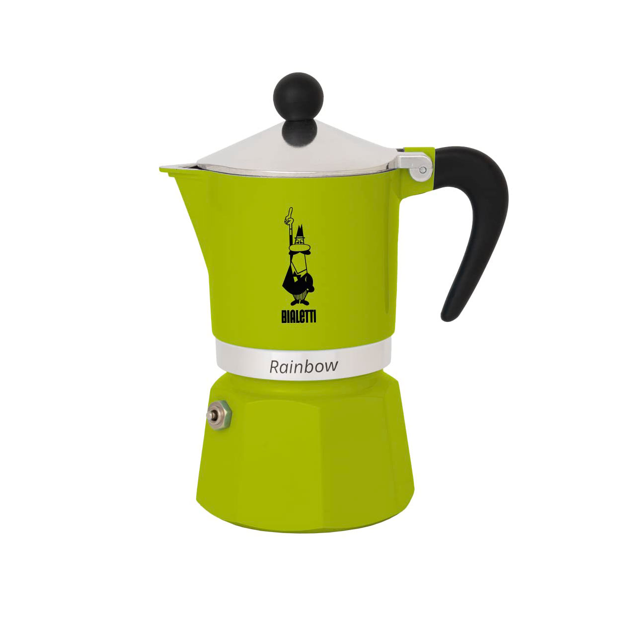 Μπρίκι Espresso Bialetti 4973 Rainbow 6cups Πράσινο
