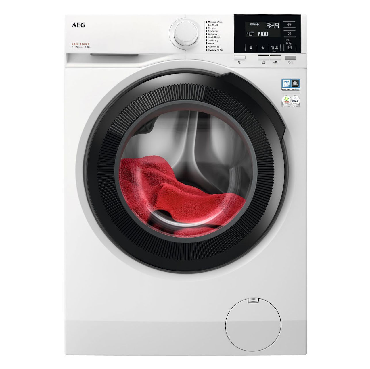 Πλυντήριο Ρούχων AEG LFR61944BE 9kg A 1400 Στροφών Λευκό