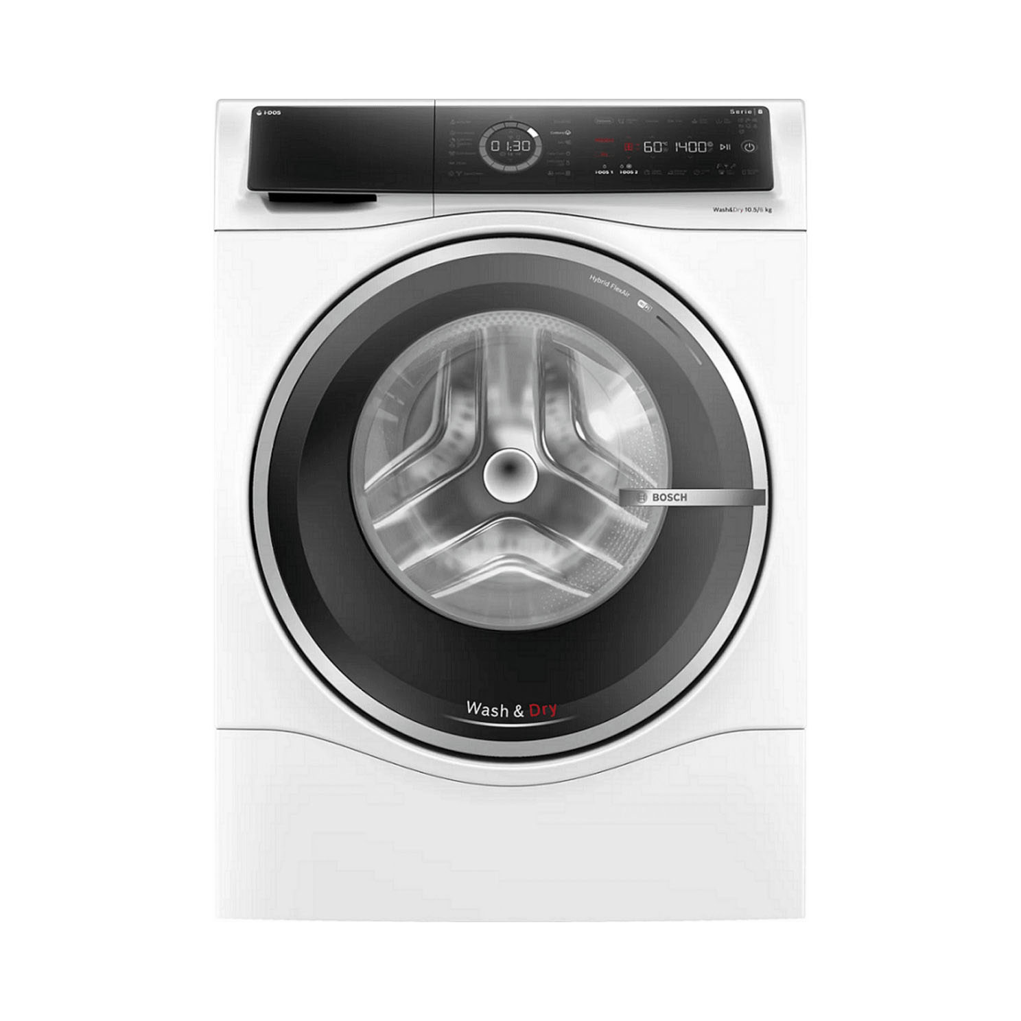 Πλυντήριο-Στεγνωτήριο Ρούχων Bosch WNC254A0BY 10.5kg/6kg A/D 1400 Στροφών Smart Λευκό