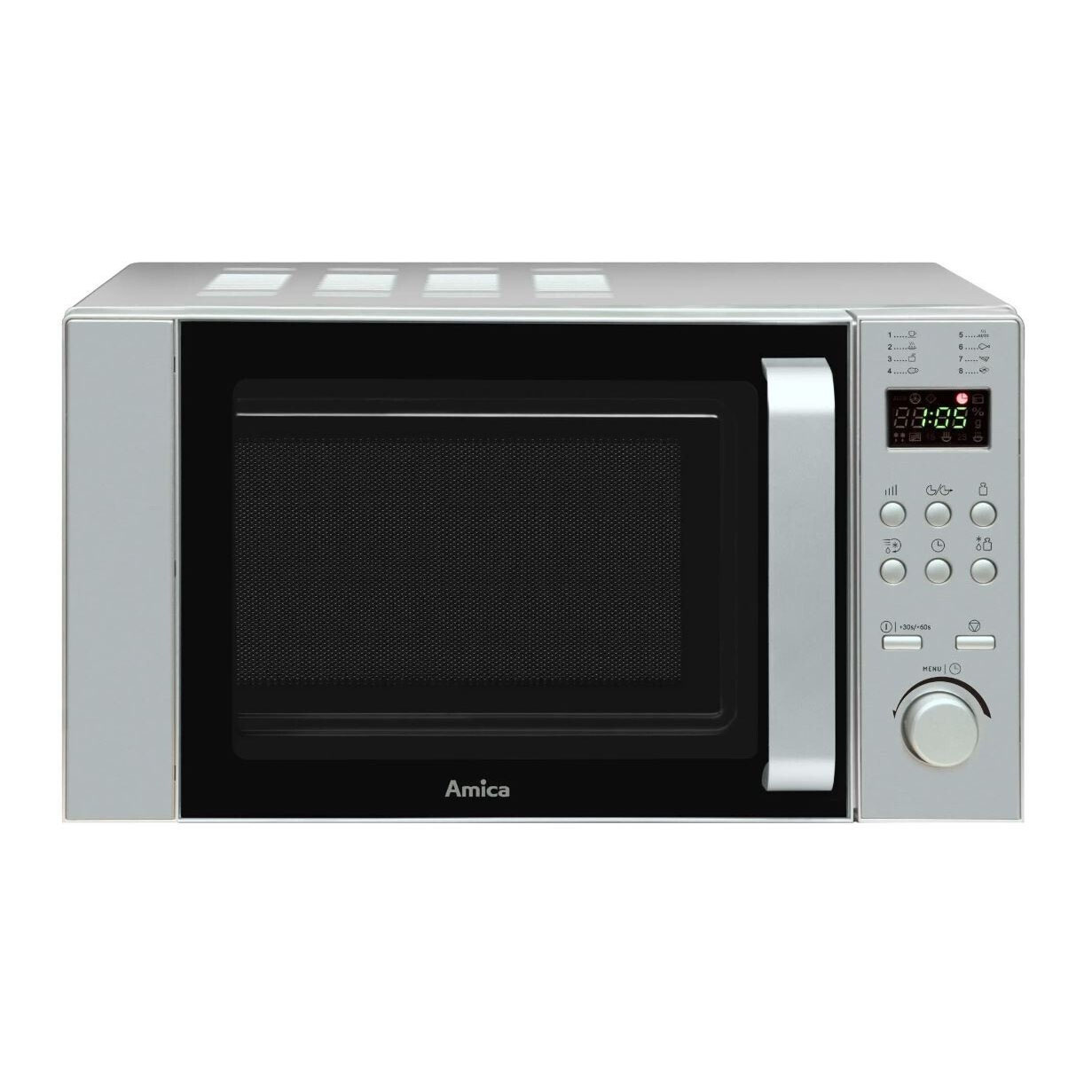 Φούρνος Μικροκυμάτων Amica AMGF20E2I 20lt 700W με Grill Inox
