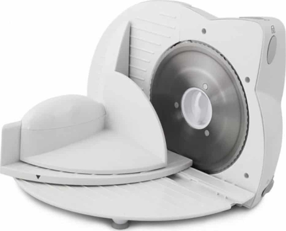 Esperanza EKM017W Κόφτης Αλλαντικών, White Plastic, Stainless steel 150W