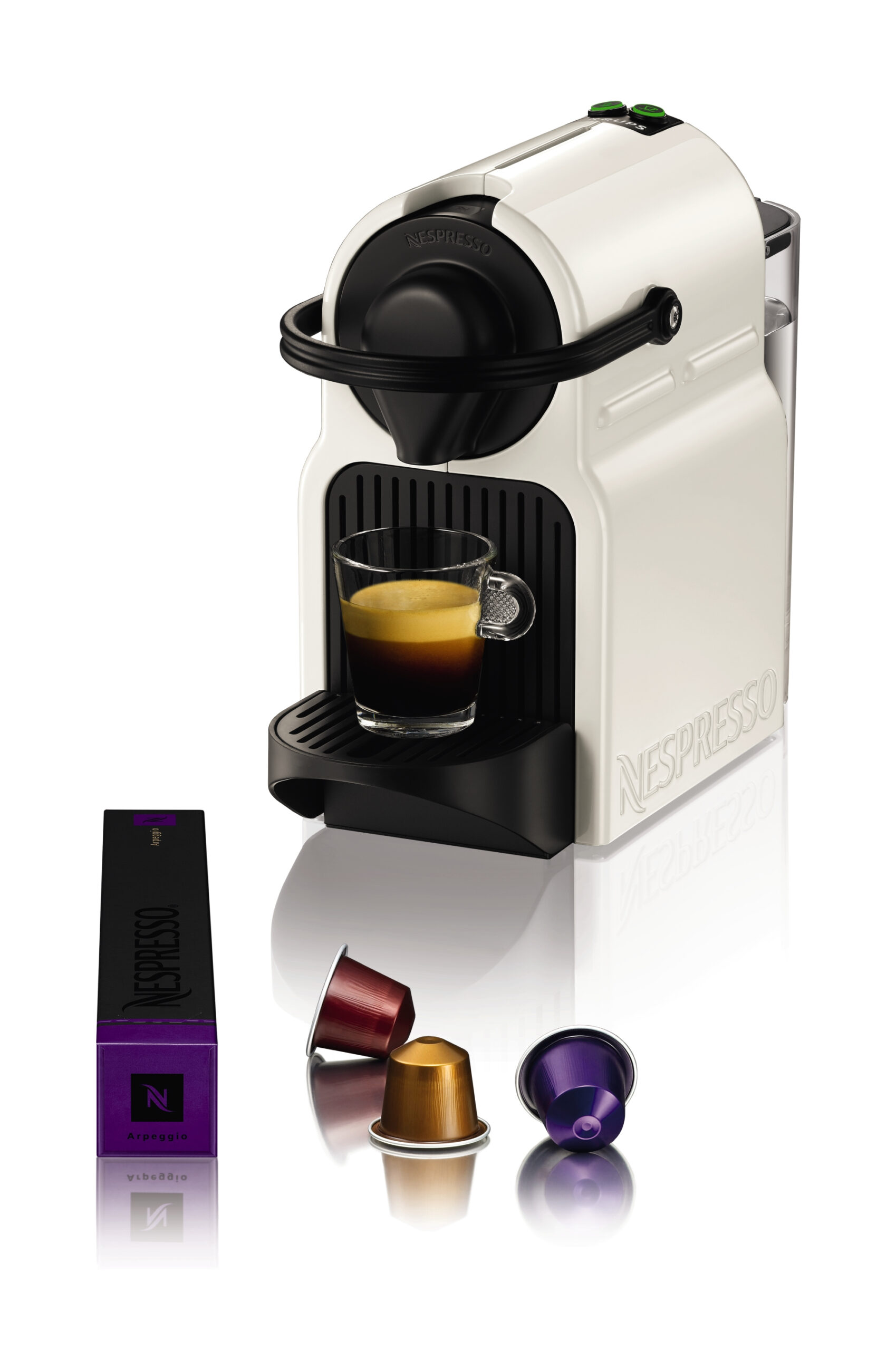 Μηχανή Espresso για Κάψουλες Nespresso Krups Inissia XN1001 Πίεσης 19bar White