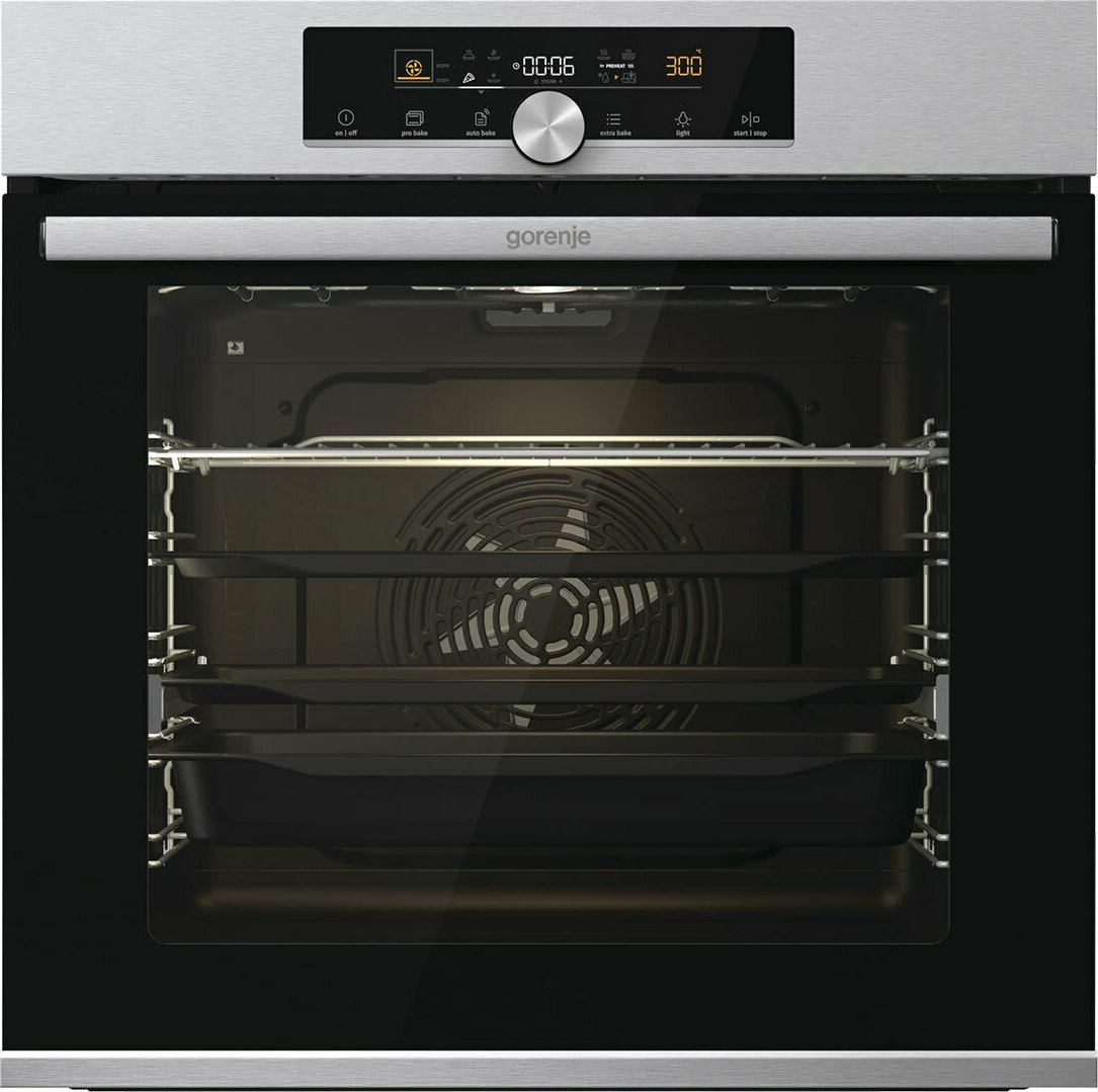 Φούρνος Άνω Πάγκου Gorenje BPS6747A06X 77lt A+ Π59.5εκ. Inox