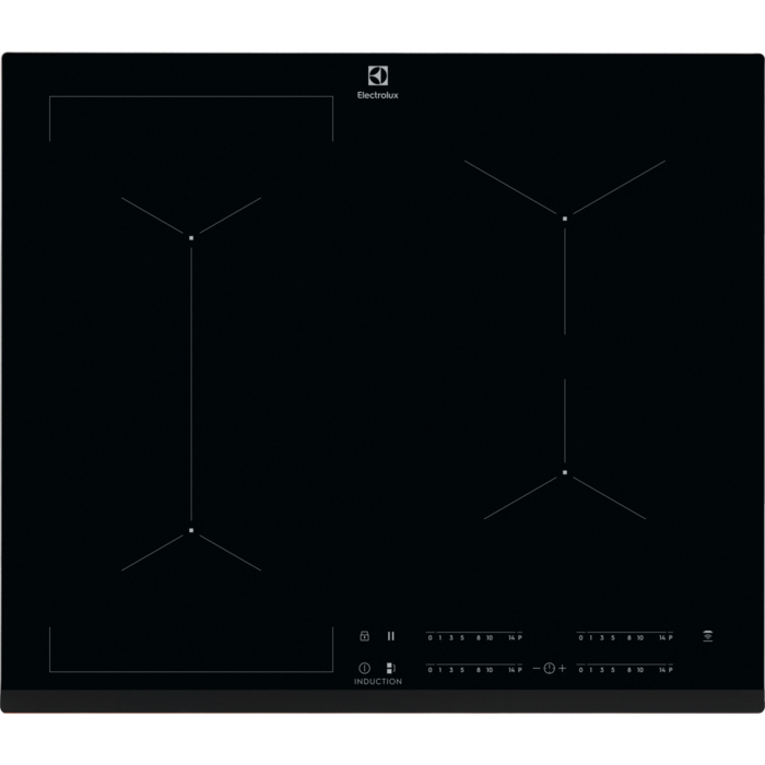 Εστία Αυτόνομη Επαγωγική Electrolux EIV63443 4 Θέσεων 59x52εκ. Μαύρη
