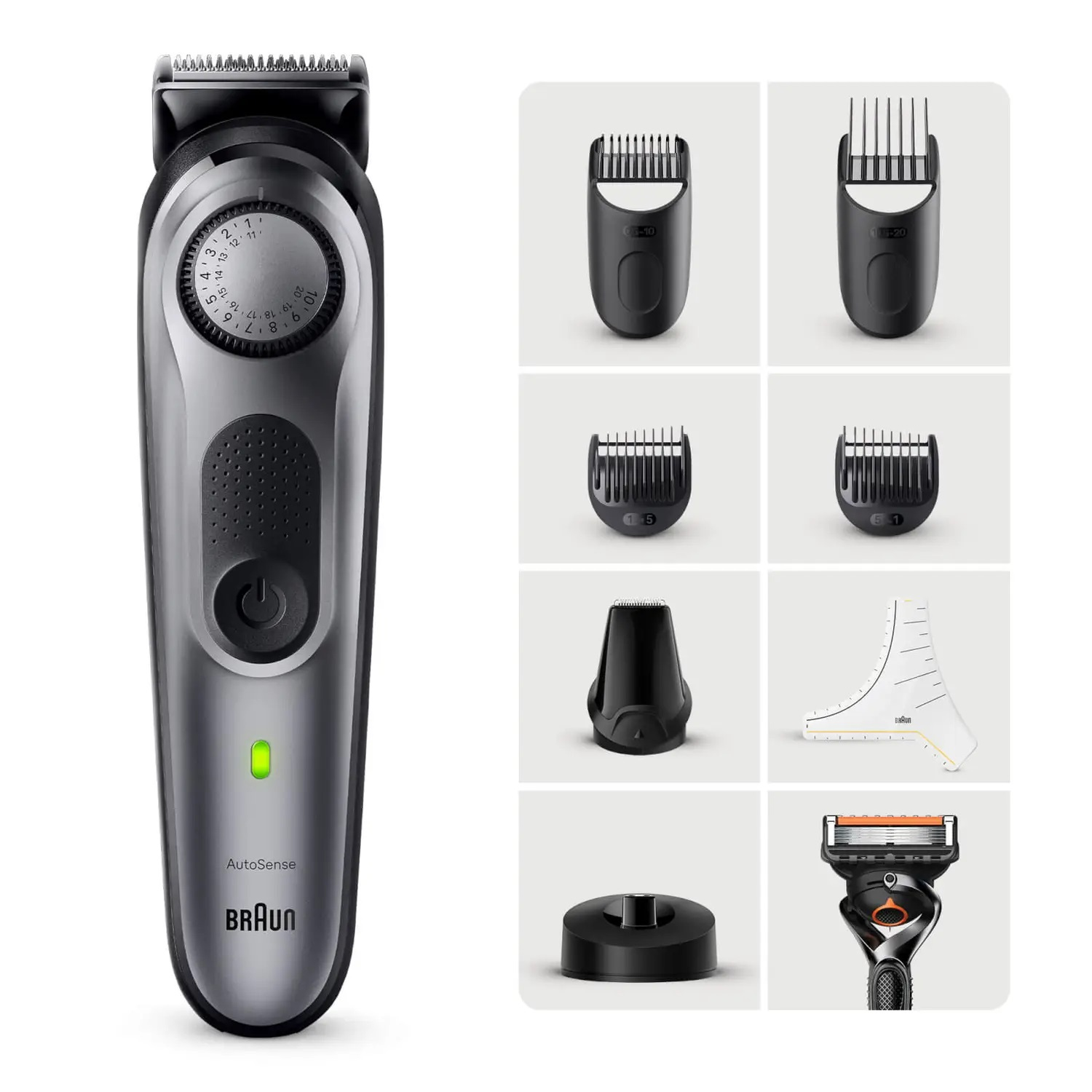 Braun BeardTrimmer 7 BT7420 Μηχανή περιποίησης γενειάδας Επαναφορτιζόμενη