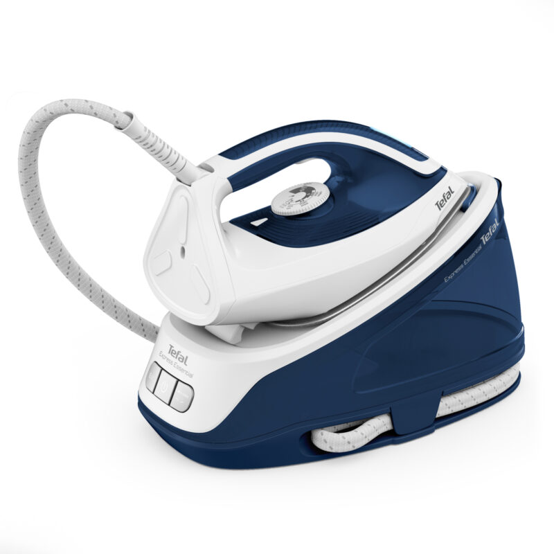 Σύστημα σιδερώματος Tefal SV6116E0 2200W 5.3bar με Δοχείο 1lt Λευκό/Μπλε