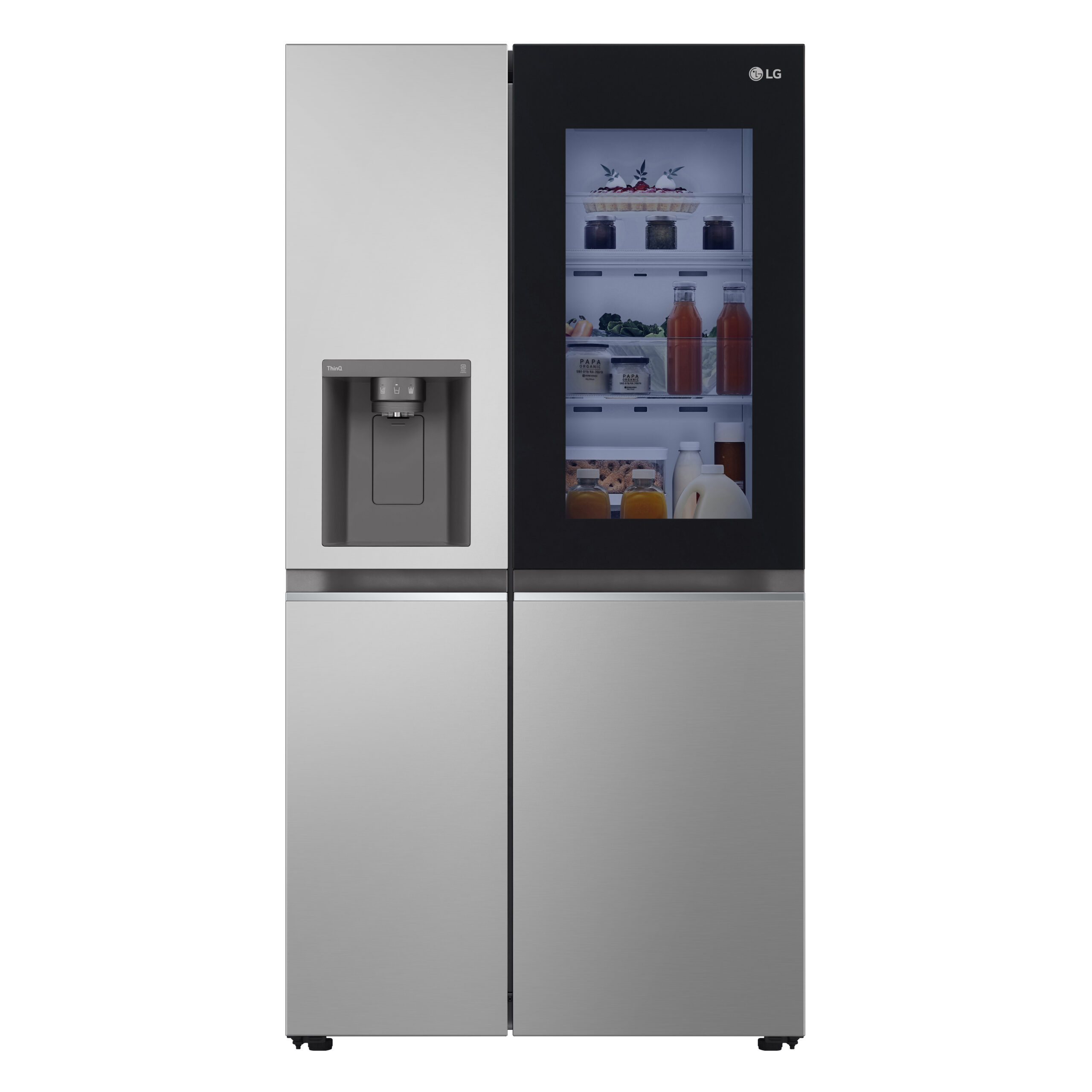 Ψυγείο Ντουλάπα LG GSGV81PYLL 635lt E NoFrost Inox