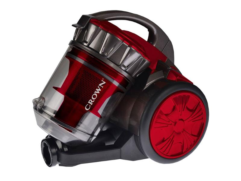 Ηλεκτρική Σκούπα Crown VCJ-2080 700W με Κάδο 2lt Κόκκινη