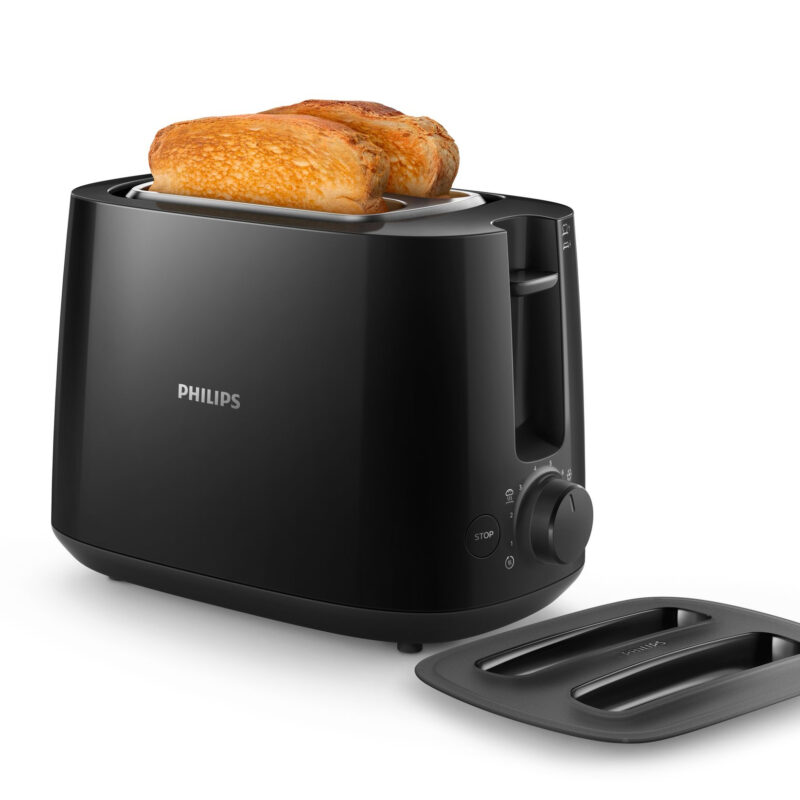 Φρυγανιέρα Philips Daily Collection HD2582/90 2 φέτες 830W Μαύρη