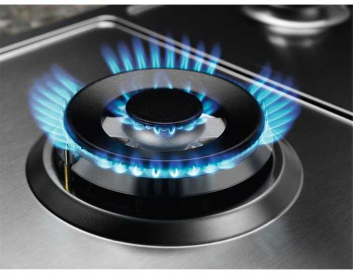 Εστία Αυτόνομη Υγραερίου Electrolux CGS6436BX 4 Θέσεων 59.5x51εκ. Inox - Image 2