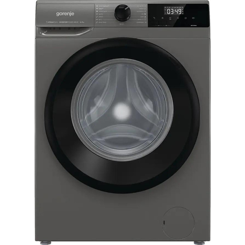 Πλυντήριο Ρούχων Gorenje WNHEI74SAS/A 7kg 1400 Στροφών,Γκρι, Α