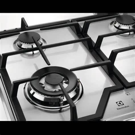 Εστία Αυτόνομη Υγραερίου Electrolux CGS6436BX 4 Θέσεων 59.5x51εκ. Inox - Image 4