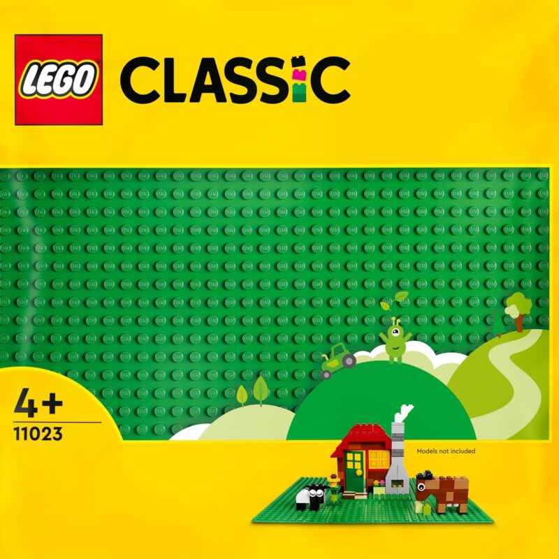 LEGO Classic: Green Baseplate (11023) Τετράγωνη βάση