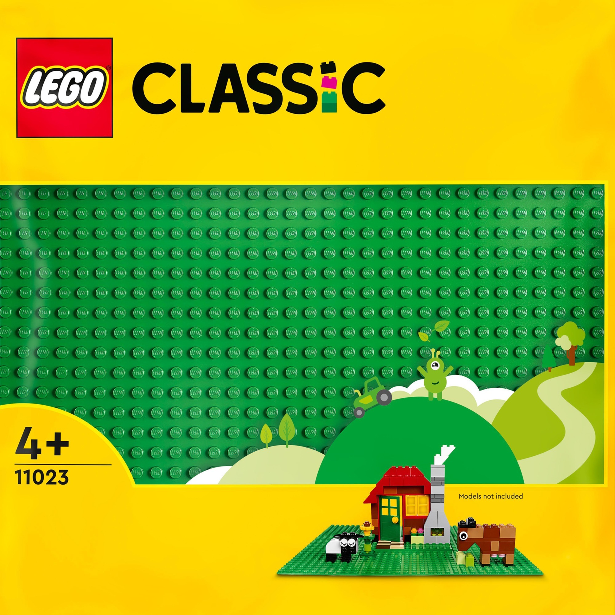 LEGO Classic: Green Baseplate (11023) Τετράγωνη βάση