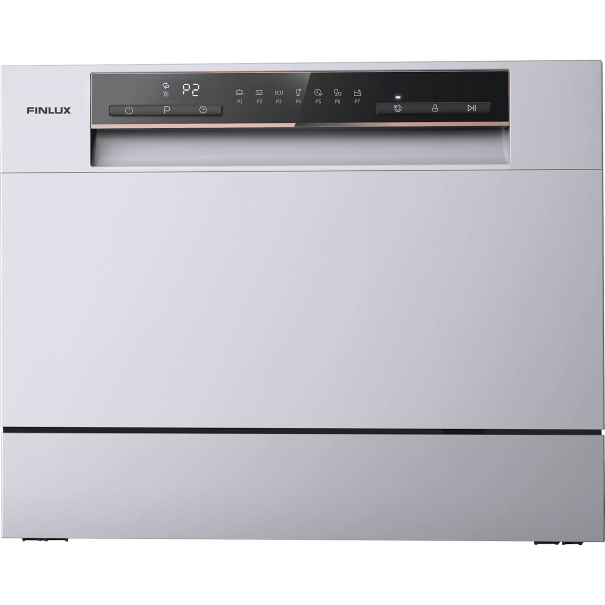 Πλυντήριο Πιάτων Πάγκου Finlux WQP6 SILVER για 6 Σερβίτσια Π55xY50εκ. Silver