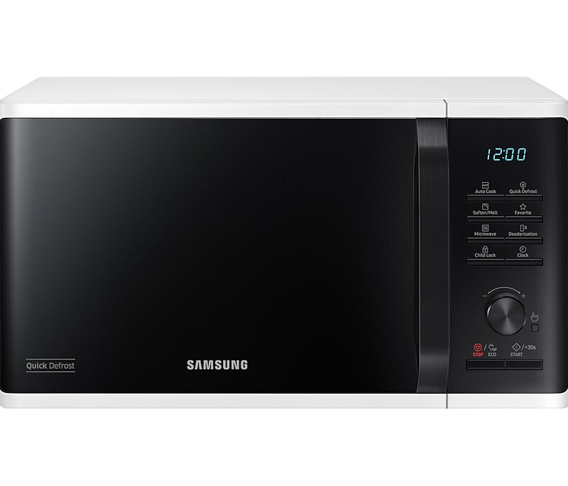 Φούρνος Μικροκυμάτων Samsung MS23K3515AW 23lt 800W Λευκός/Μαύρος