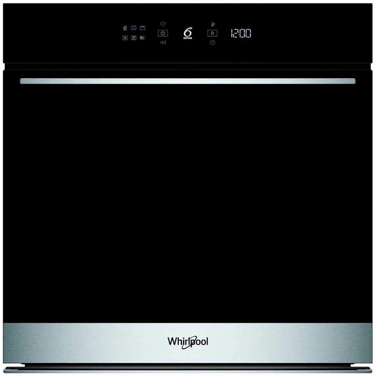 Φούρνος άνω πάγκου Whirlpool WOI5S8HM0SXA 73lt, χωρίς Εστίες, με Υδρόλυση, Α+, Μαύρος