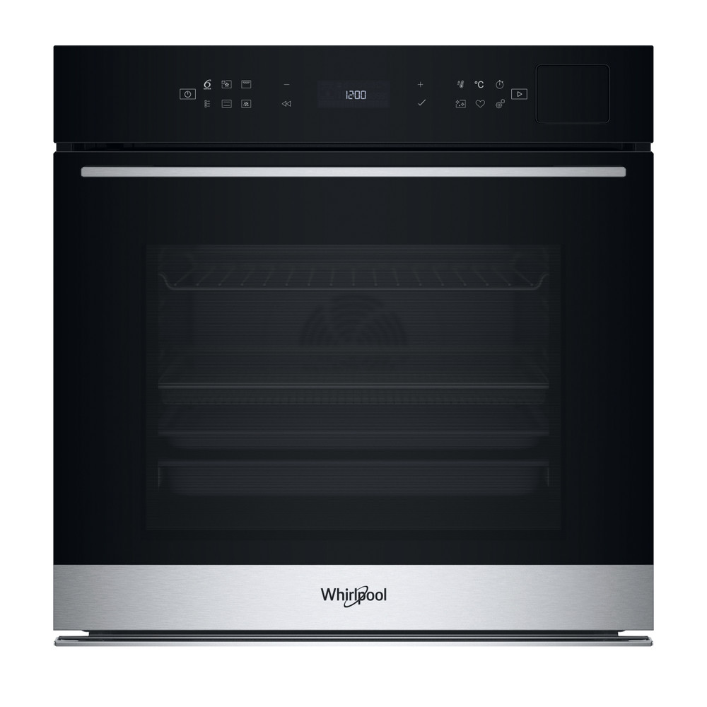 Φούρνος άνω πάγκου Whirlpool WOI7A8PT1SXA 73lt, χωρίς Εστίες, με Πυρόλυαη και Ατμό, Α+, Ιnox