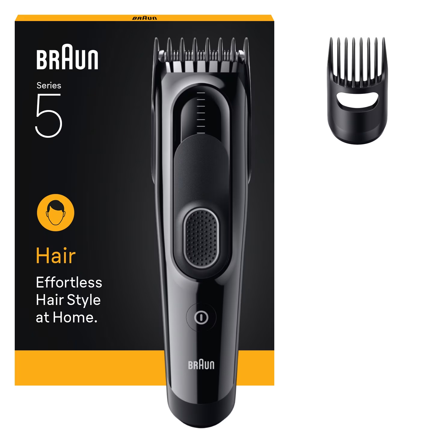 Ξυριστική Κουρευτική Μηχανή Braun HairClipper HC5510