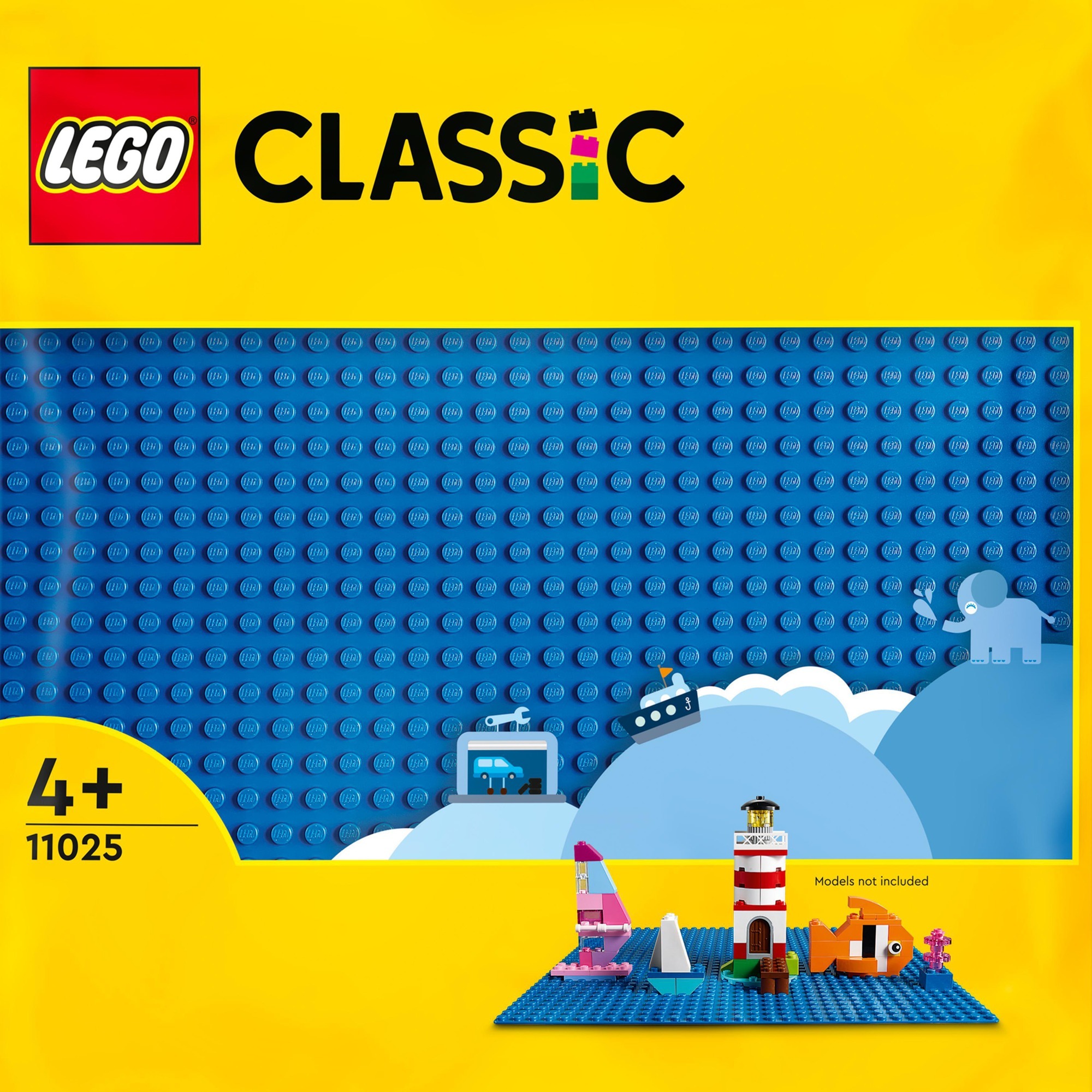 LEGO  Classic: Blue Baseplate (11025)