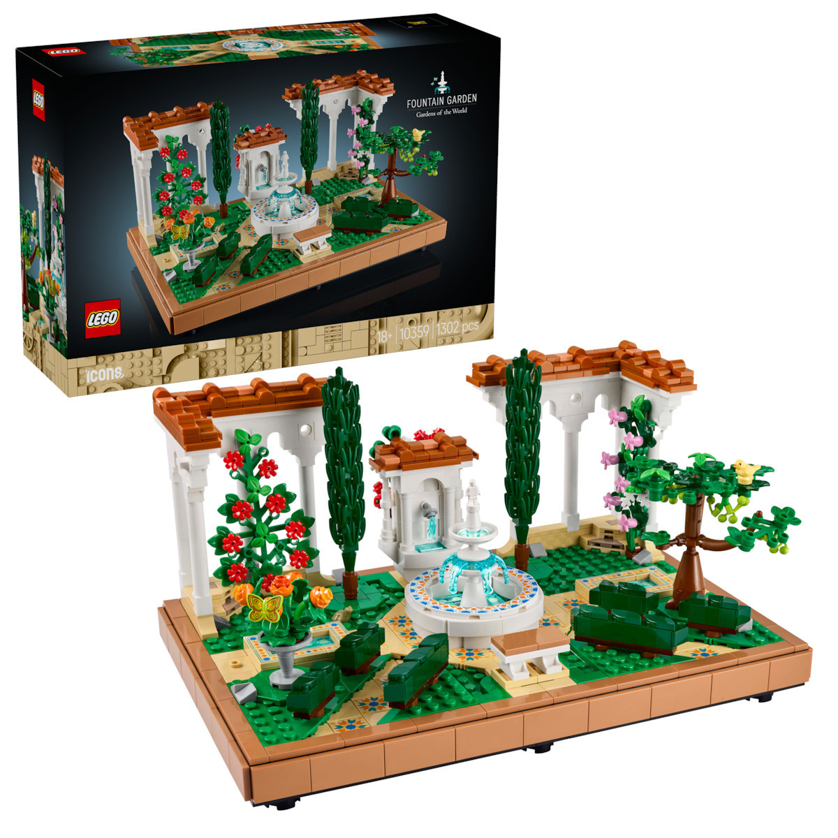 LEGO Icons: Fountain Garden (10359)