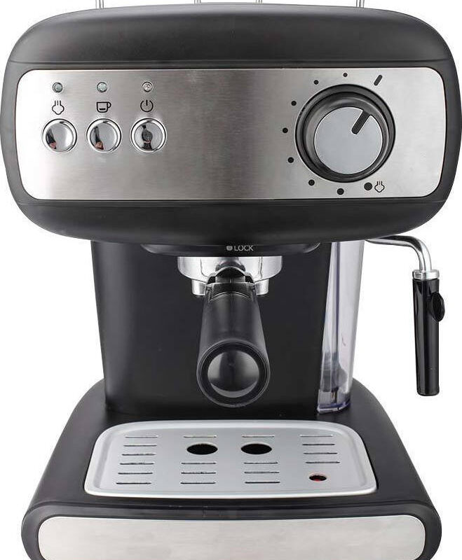 Μηχανή Espresso Crown CEM-1525 850W 15bar Μαύρη/Inox