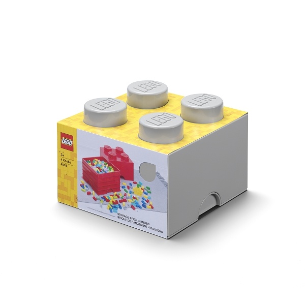 LEGO® ΚΟΥΤΙ ΑΠΟΘΗΚΕΥΣΗΣ ΤΕΤΡΑΓΩΝΟ ΜΕΓΑΛΟ ΓΚΡΙ - 40031740