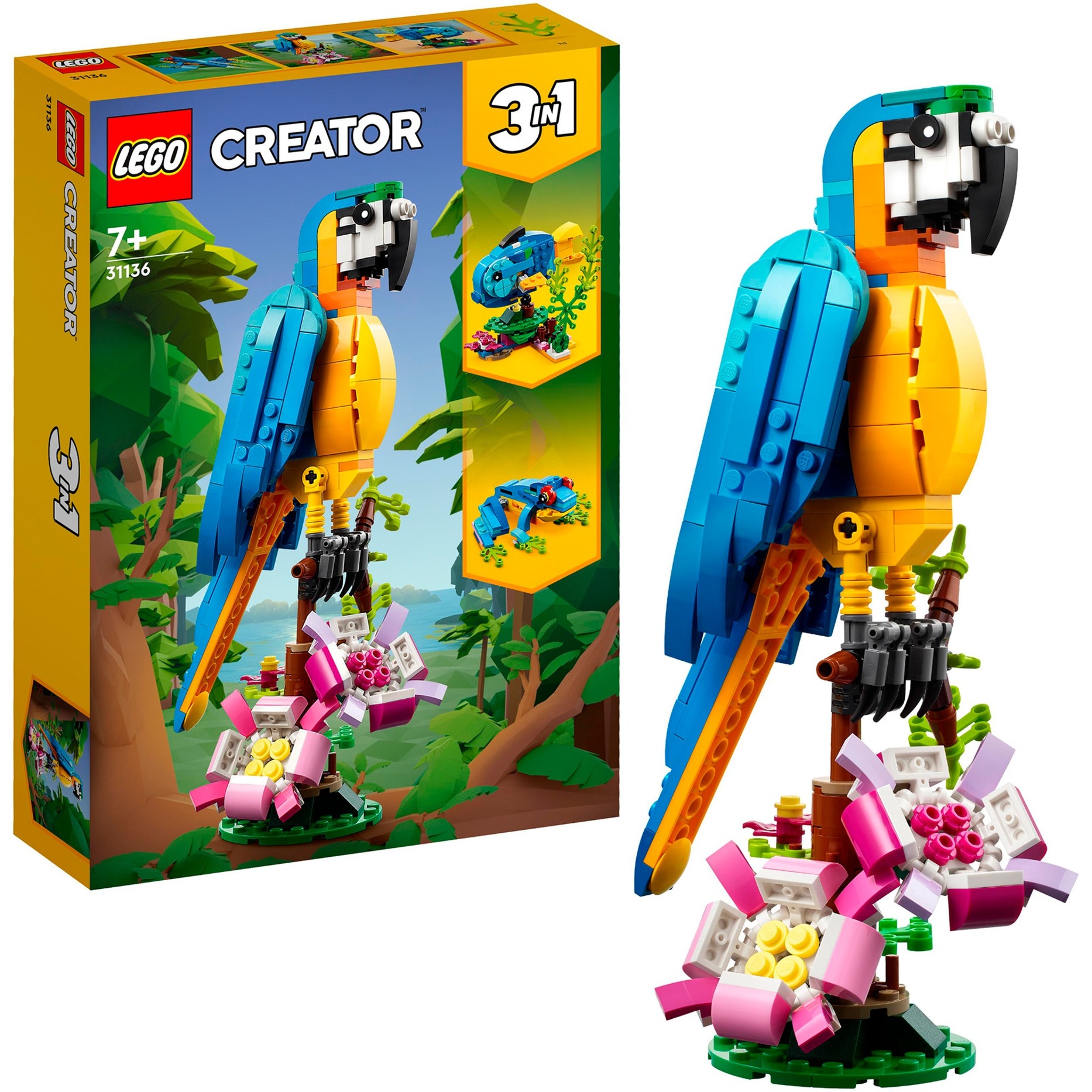 LEGO Creator: 3in1 Exotic Parrot (31136)