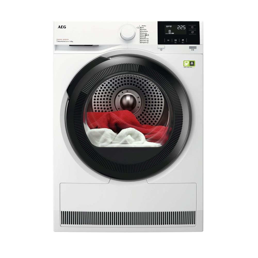 Στεγνωτήριο Ρούχων AEG TR8184E 8kg A++ με Αντλία Θερμότητας
