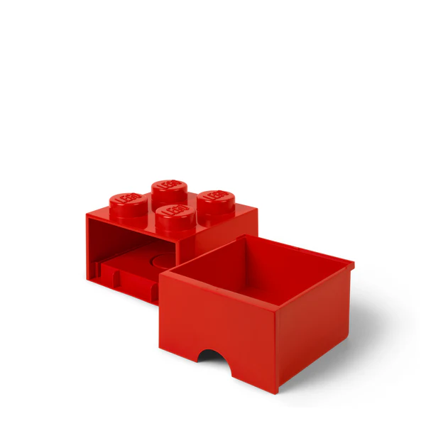 LEGO® ΚΟΥΤΙ ΑΠΟΘΗΚΕΥΣΗΣ ΤΕΤΡΑΓΩΝΟ ΚΟΚΚΙΝΟ ΣΥΡΤΑΡΩΤΟ - 40051730