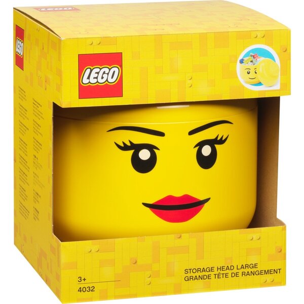 LEGO® ΚΟΥΤΙ ΑΠΟΘΗΚΕΥΣΗΣ ΜΕΓΑΛΟ ΚΕΦΑΛΙ GIRL - 40320805