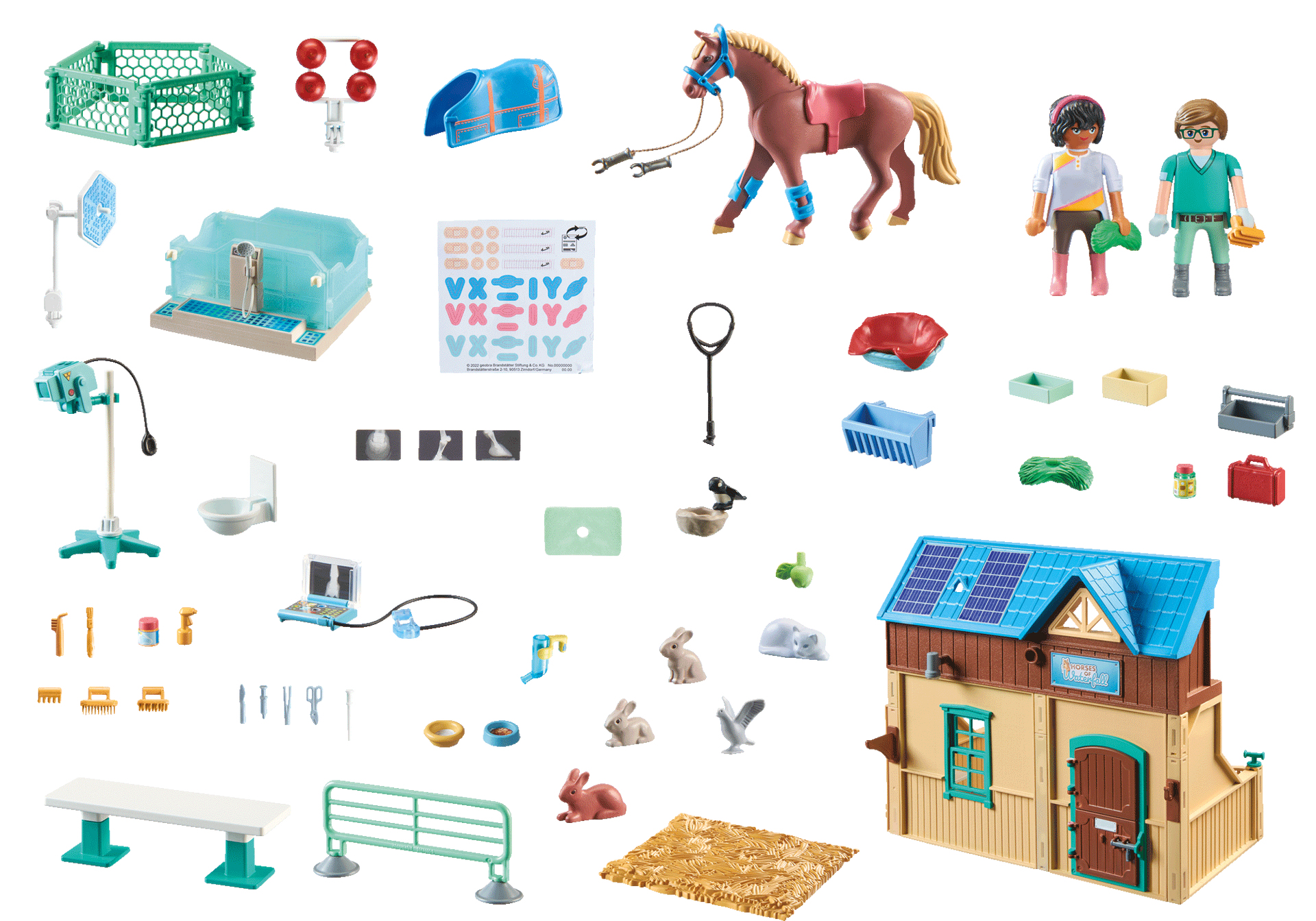 Playmobil Horses Of Waterfall 71352 Κτηνιατρική Κλινική Αλόγων