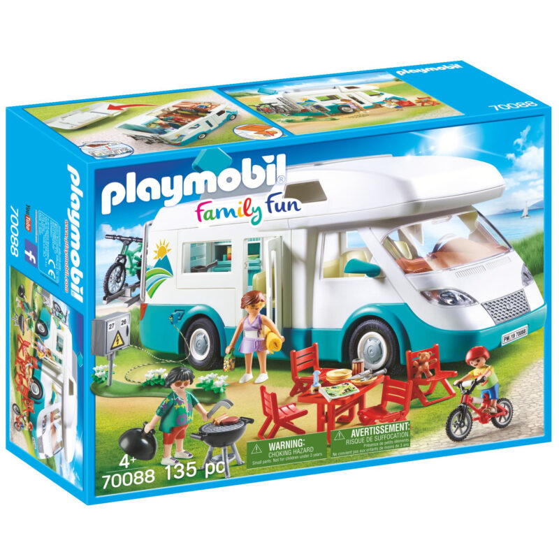 Playmobil Family Fun 70088 Αυτοκινούμενο Οικογενειακό Τροχόσπιτο