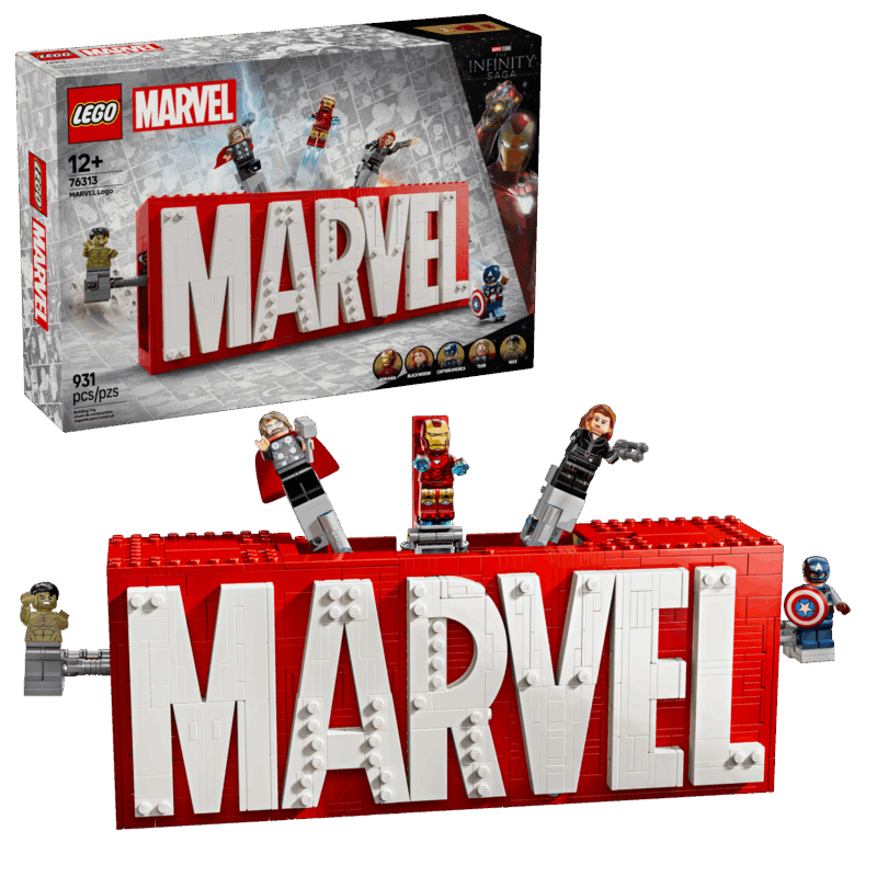 LEGO 76313 Marvel Logo & Minifigures