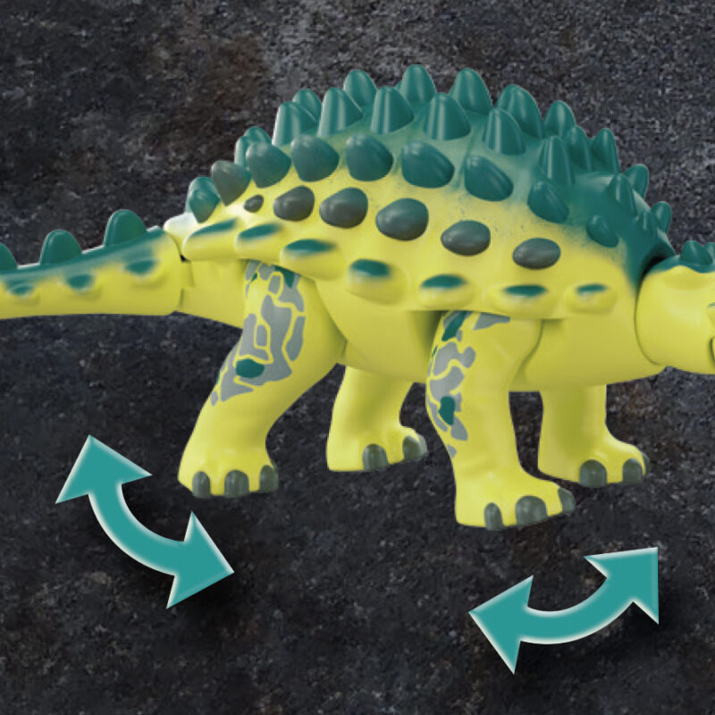 Playmobil Dino Rise 70626 Αγκυλόσαυρος με Μαχητή εναντίον Ρομπότ