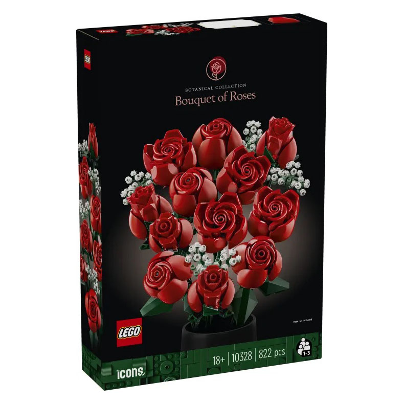 LEGO Icons: Bouquet of Roses Building Set 10328