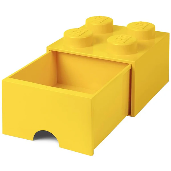 LEGO® ΚΟΥΤΙ ΑΠΟΘΗΚΕΥΣΗΣ ΤΕΤΡΑΓΩΝΟ ΚΙΤΡΙΝΟ ΣΥΡΤΑΡΩΤΟ - 40051732
