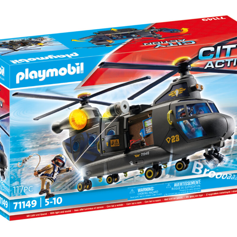 Playmobil City Action 71149 Ελικόπτερο Ειδικών Δυνάμεων Με Δύο Έλικες
