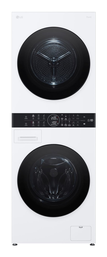 Πλυντήριο-Στεγνωτήριο Ρούχων Σετ LG WT1210WWF 12/10kg, 1400 Στροφών, με Ατμό & Αντλία θερμότητας, με Wifi, Α/Α+++, Λευκό