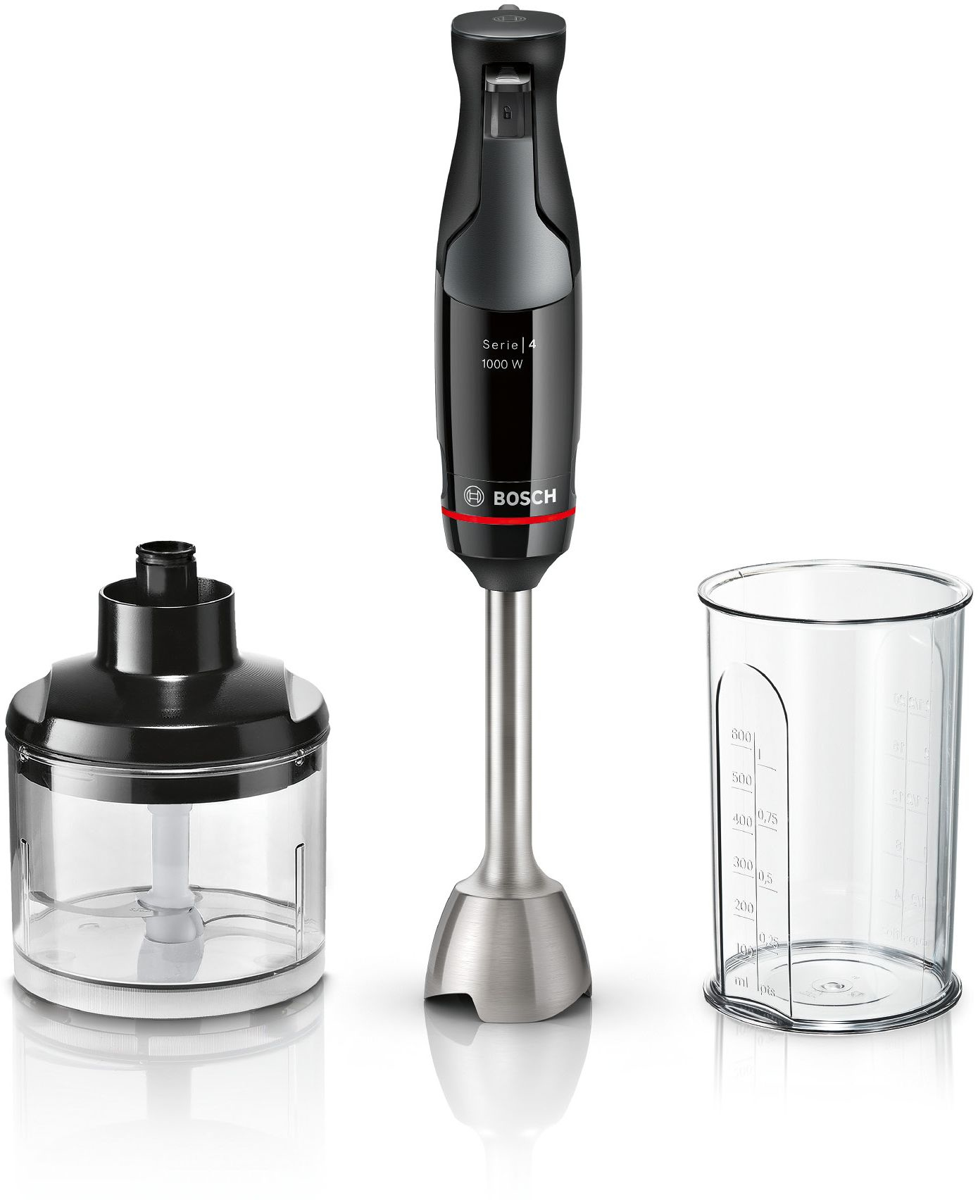 Ραβδομπλέντερ Bosch Serie 4 ErgoMaster MSM4B620 0,6 L 1000 W Μαύρο