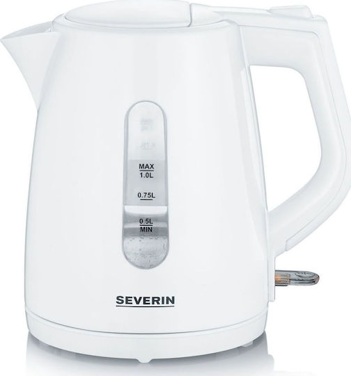 Severin WK 3411 Βραστήρας 1lt 2200W Λευκός