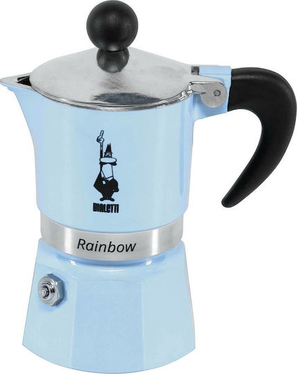 Bialetti Rainbow 0005041/NP Μπρίκι Espresso 1cups Μπλε