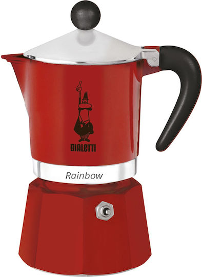 Bialetti Rainbow 0004963/NP Μπρίκι Espresso 6cups Ασημί