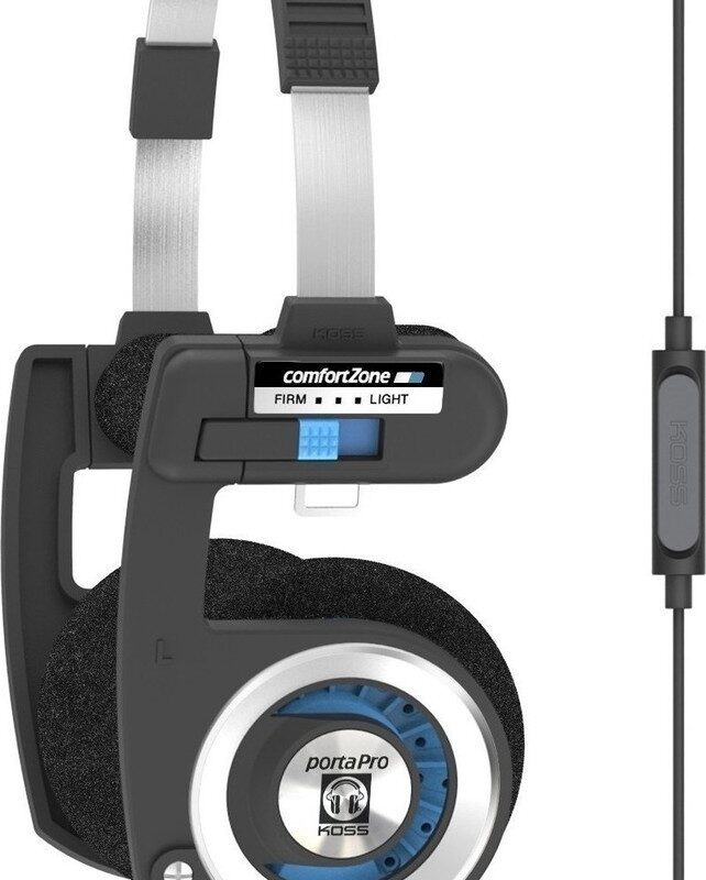 Ακουστικά Koss Porta Pro Mic/Remote με Καλώδιο 3.5mm Μαύρο