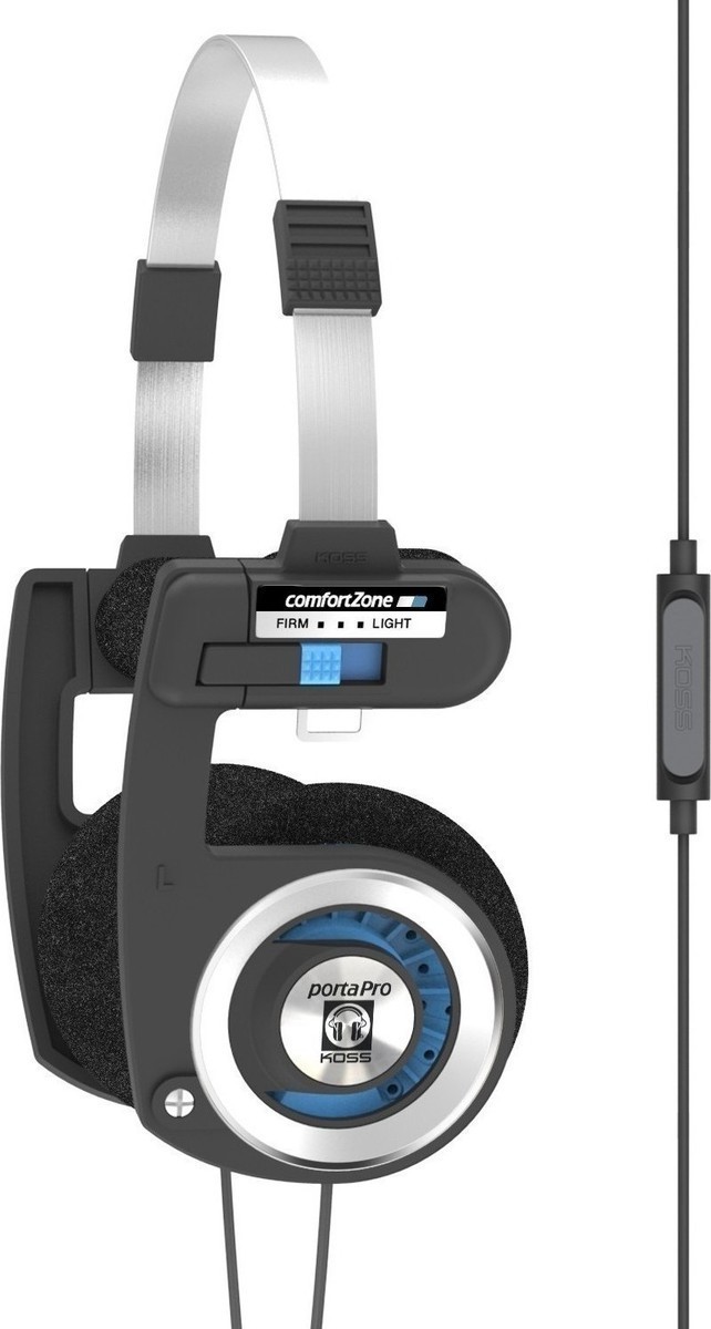 Ακουστικά Koss Porta Pro Mic/Remote με Καλώδιο 3.5mm Μαύρο