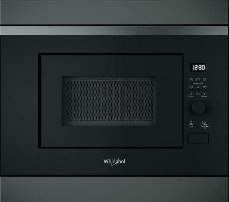 Whirlpool WMF201G Εντοιχιζόμενος Φούρνος Μικροκυμάτων με Grill 20lt 800W Μαύρος
