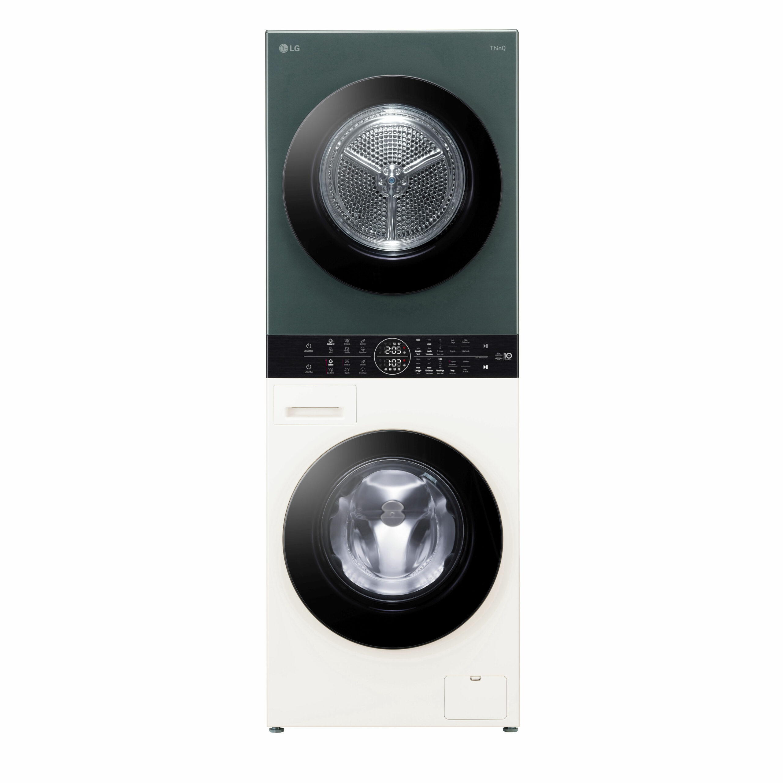 Πλυντήριο-Στεγνωτήριο Ρούχων Σετ LG WT1210EGF 12kg/10kg Ατμού 1400 Στροφές με Wi-Fi