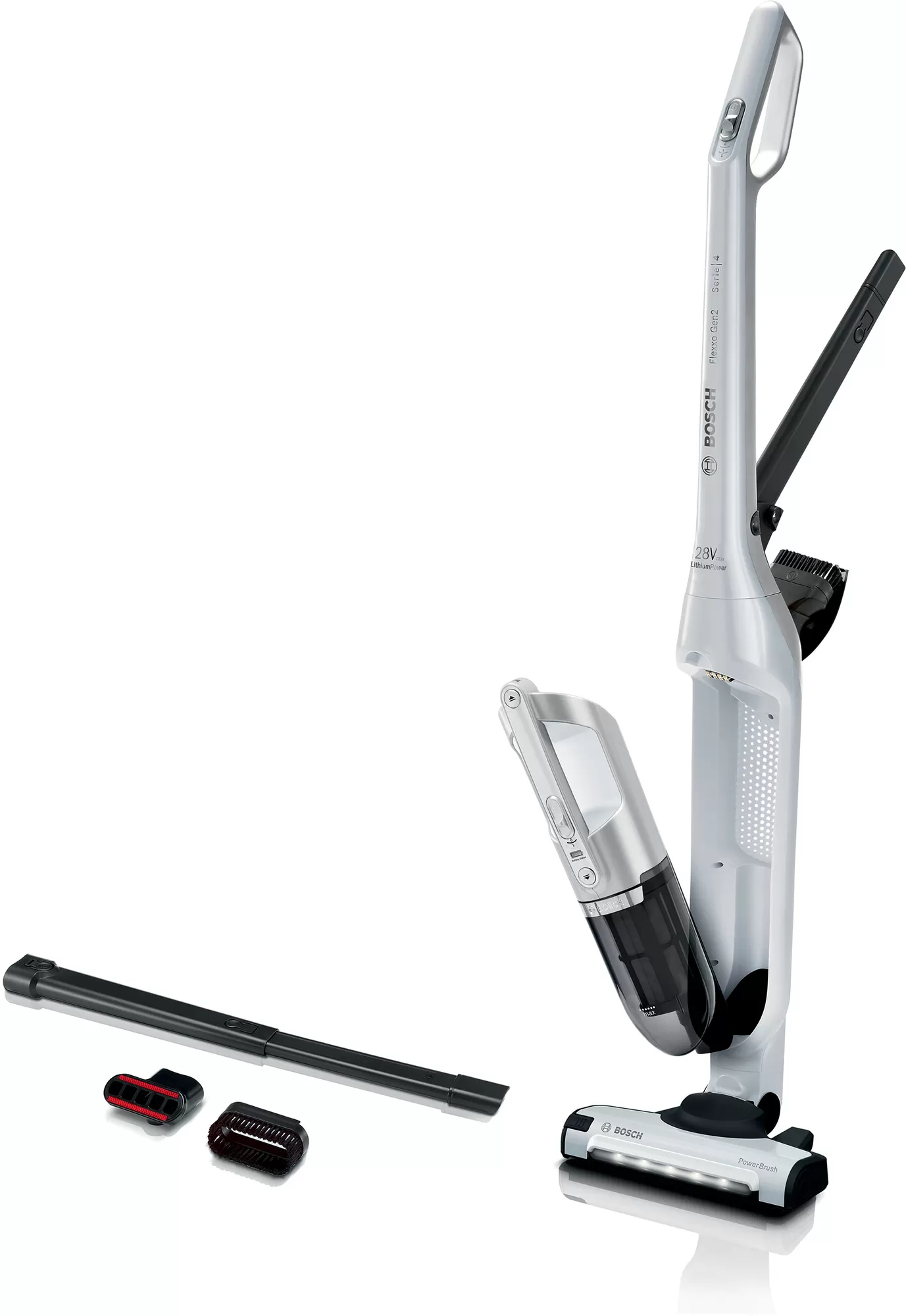 Σκούπα Stick & Χειρός Επαναφορτιζόμενη Bosch Serie 4 BBH3ALL28 0,4lt