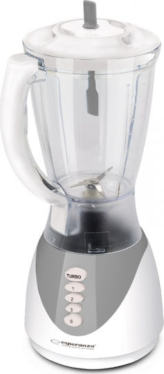 Esperanza Μπλέντερ 1.5lt 500W Λευκό EKM023E